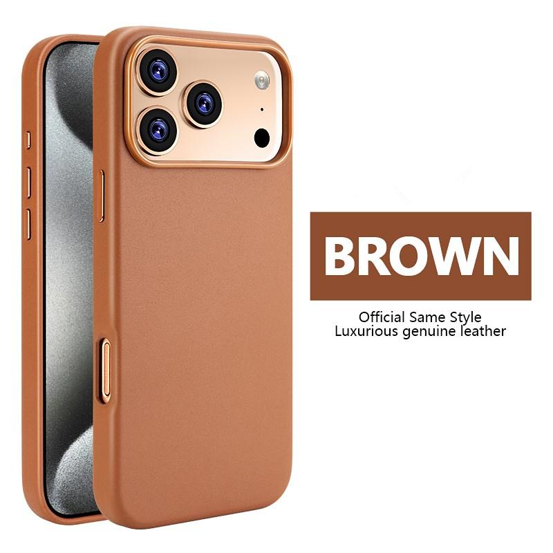 Official for Magsafe Magnetic Leather Case for Apple IPhone 18 Pro Max 17Pro 16 13 12 14 15 Pro Max Original Charger Cover