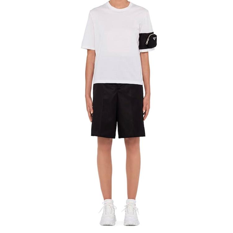 PRADA T-Shirts Unisex White Crew Neck Moderate 135683-1XBH-F0964-S-202