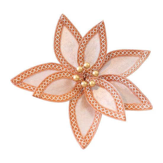 Искусственные Рождественские Цветы Бархатные Цветы Украшения для Украшения Рождественской Елки Праздничное Домашнее Оформление и Подарки Ручной Работы