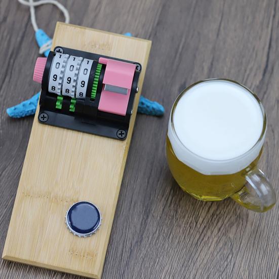 Магнитная открывалка для бутылок, настенный пивной счетчик, открывалка для бутылок, универсальная открывалка для напитков, инструмент для записи напитков