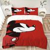 Mickey Mouse Iconic Pose Print 3Pcs Bedding Setduvet Cover With 2 Bedropillowcase Home Birthday Gift