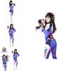 Костюм для косплея D.va из Overwatch, комбинезон для женщин, премиальный полиэстер для комфорта и долговечности