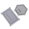Stainless Steel Hexagonal Wet Film Comb Gauge Professional Grade 25-3000um for Lab Paint Coating Thickness Testing Use
