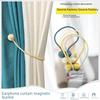 Magnetic Curtain Tieback & Decorative Earphone Holder