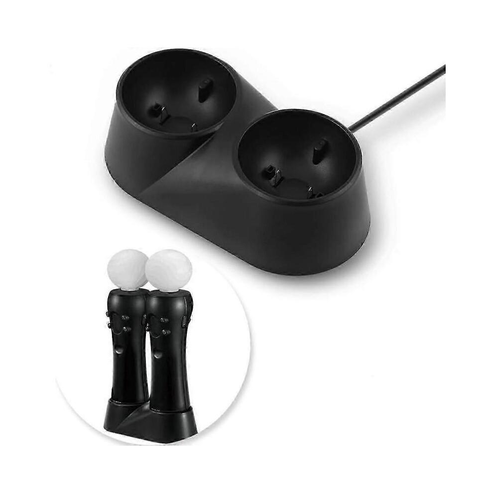 PS4 VR Move Controller Charger - Ergonomic Design & Fast Charging for Long Gaming Sessions