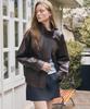 ROEM Свободная куртка из искусственной кожи с высоким воротником Rmjkg49R11