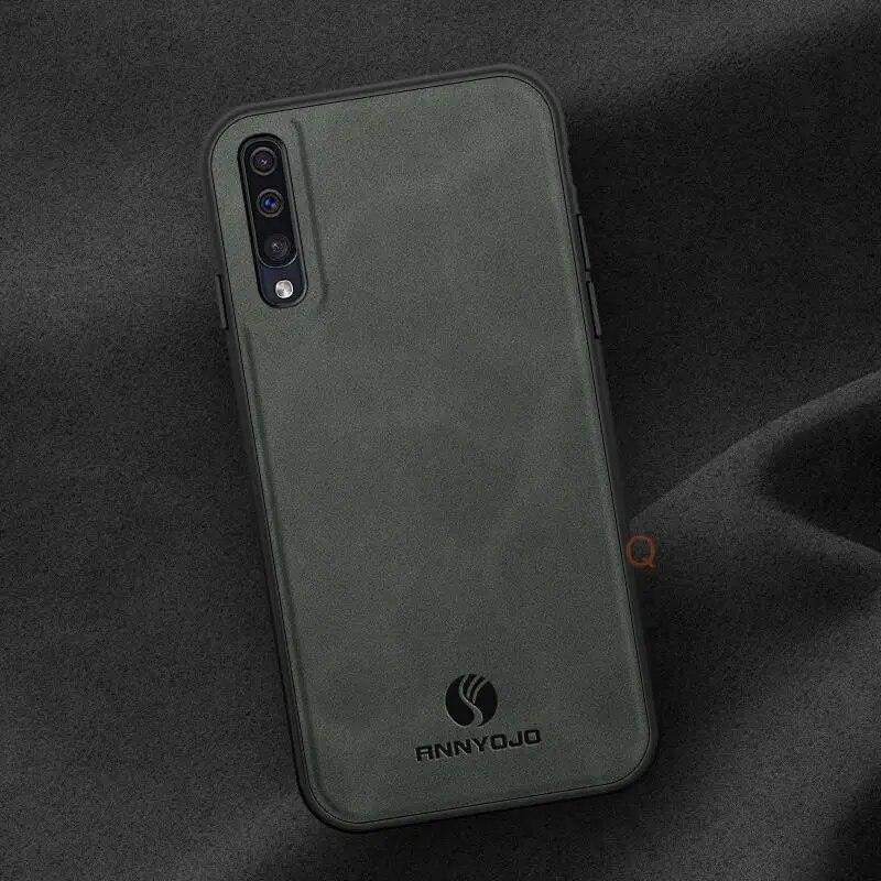 A50s A30s Магнитный кожаный чехол из овчины для Samsung Galaxy A50 A70 A30 A7 2018 2019 A10 A11 Роскошный мужской чехол в стиле ретро A 50 30 70