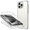 Чехол для iPhone 15 14 Pro Max 360, двусторонние чехлы на весь корпус для iPhone 15 14 Pro Max 15pro 15promax 14pro 14promax, прозрачный мягкий чехол из ТПУ
