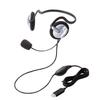 Elecom Headset Microphone PS4 Compatible USB Binaural Neckband 1.8m HS-NB05USV