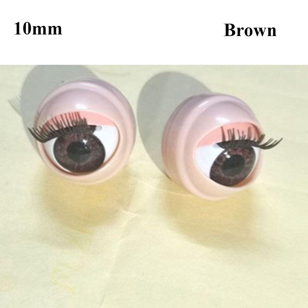 Кукольные глазные чипы Кукольные вращающиеся глазные яблоки DIY Кукольные глаза Моделирование активного глазного яблока с ресницами