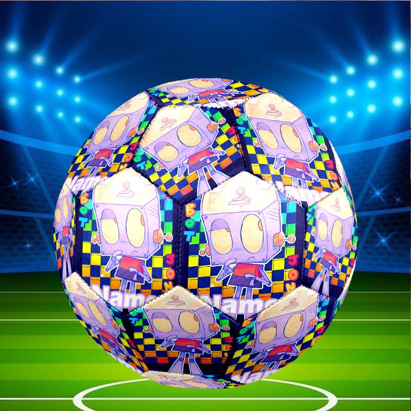 Custom Name Personalized Cosmic Bot Crew Print Size 5 Soccer Ball Training & Match Football, for Team, Kicking, Gift for Football