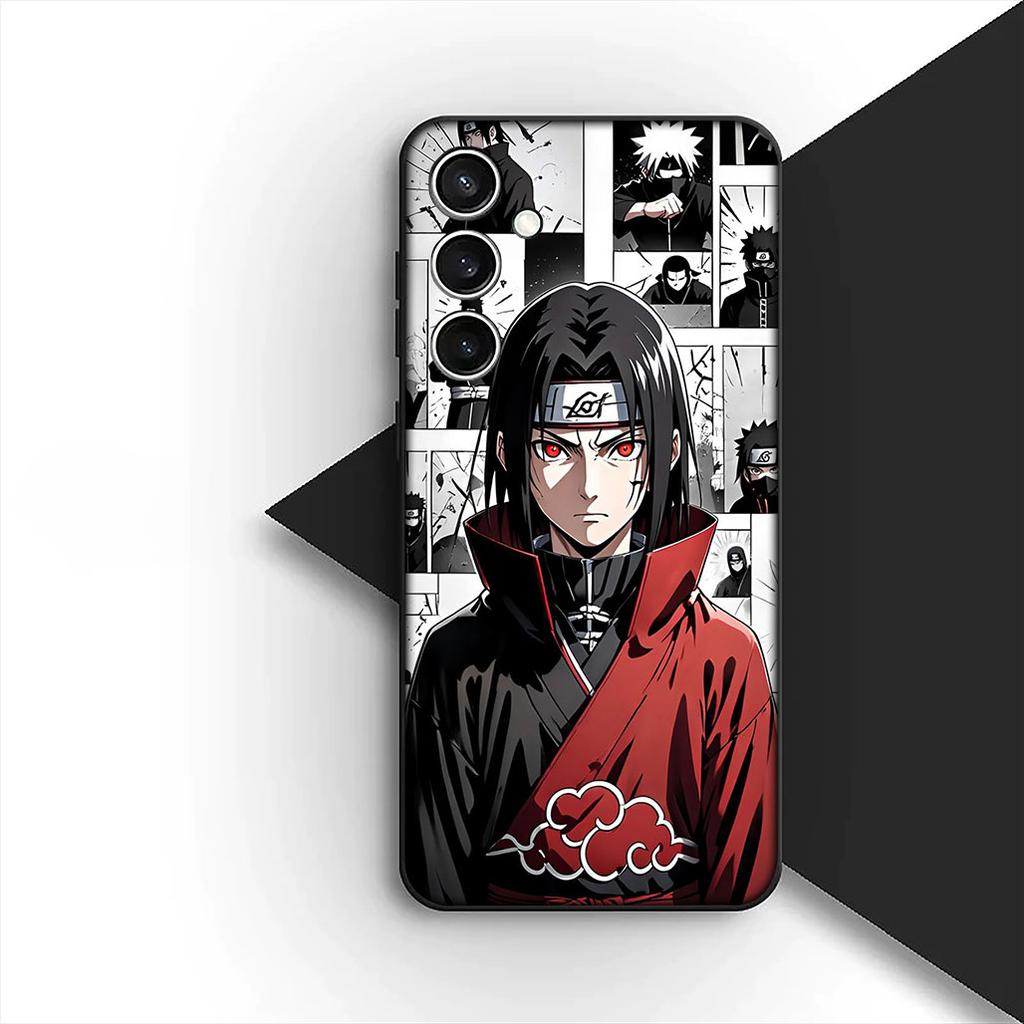 Anime Uchiha Itachi Narutos Cover for Samsung Galaxy S10 Lite S8 S9 Plus A33 A34 A31 70 A71 A72 Note 20 9 8 Coque Phone Case