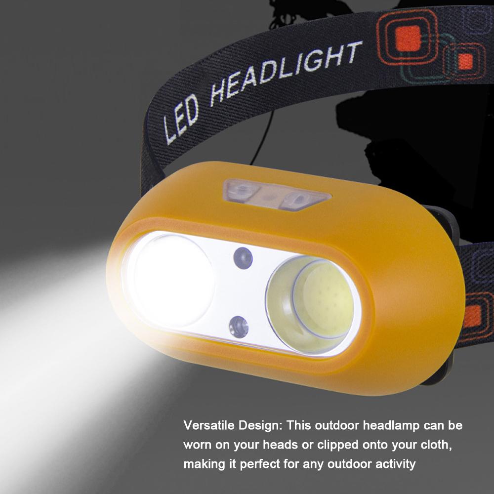 Легкий налобный фонарь, многорежимный налобный фонарь для кемпинга, рыбалки, водонепроницаемый налобный фонарь USB