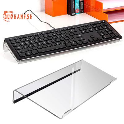 Акриловая подставка для компьютерной клавиатуры, 78-клавишная подставка для клавиатуры, подъемный лоток, нескользящий прозрачный настольный держатель для клавиатуры, компьютерные аксессуары, офисные принадлежности