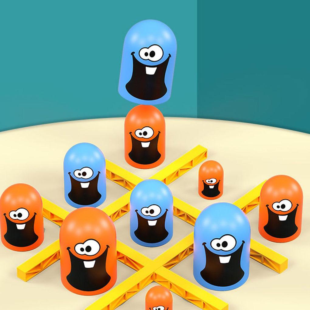 Exciting And Educational Toy Gobble Board Game For Kids Tic-tac-toe Game Small Big Friends