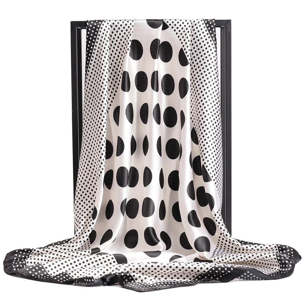 High-quality Luxurious Silk Scarves Headband Scarfs Neck Scarf For Women Chain Silk Scarf Women's Decorative Shawl