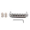 Electric Guitar Bridge 6 String Tailpiece Metal Instrument Accessory for JazzmasterSilver