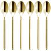 Nagao Seema Coffee Gold 5 pieces 1 Made in Japan Spoons, Plated, + extra,