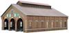 TOMYTEC Diorama Collection Building Collection 122-2 Three-Line Brick-Built Engine Shed 2 Diorama Supplies