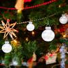 6/12 шт. 6 см прозрачный рождественский шар многоразового использования переливающийся пустой небьющийся многоразовый праздничный декор Рождественская елка подвесной шар орнамент кулон