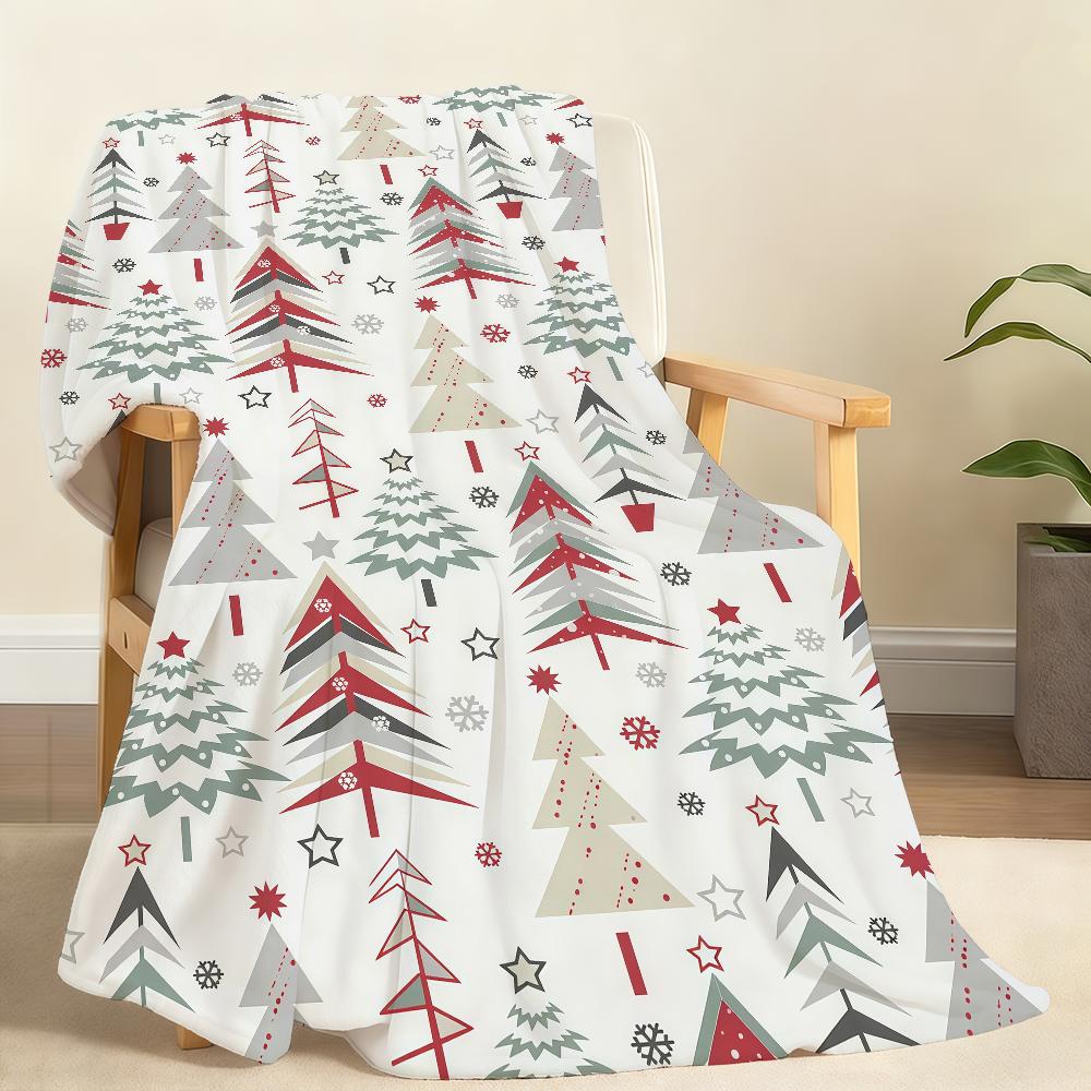 M Merry Christmas Santa Claus Blanket For Soft Throw Blanket for Picnic Bed Sofa Home Bedroom Cozy Warm Comfortable