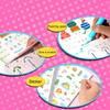 1 набор DIY Rainbow Scratch Painting Kit с красками, ручками, наклейкой-скребком