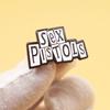 Pistol Punk Rock Band Fan Brooch Pin