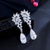 Accessories Long Zircon Earrings Dress Banquet Pendant Earrings
