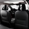2Pcs Black Car Headrest Cover Scary Face Printing Car Headrest Protector Car Seat Cover  Halloween