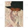 Gustav Klimt Artwork Woman Portrait Painting Posters and Prints Wall Art Picture Canvas Painting for Living Room Home Decoration
