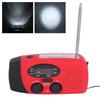 QQT088 ABS Solar Energy Emergency Multifunction Hand Crank Radio Support FM AM Flashlight