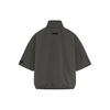Fear of God Essentials Half Zip Mockneck Shirt Ink Men Tops Black 186SP244050F