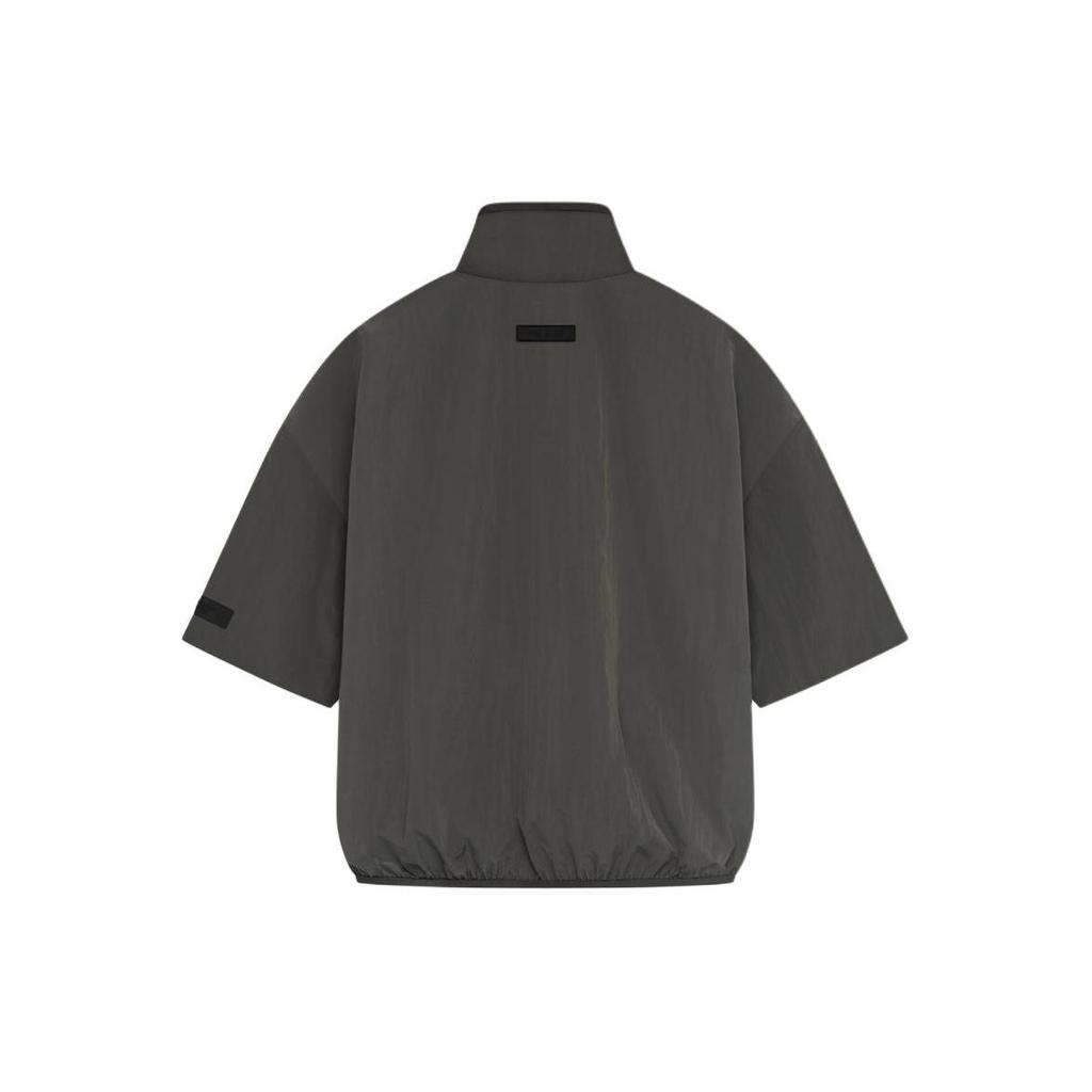 Fear of God Essentials Half Zip Mockneck Shirt Ink Men Tops Black 186SP244050F