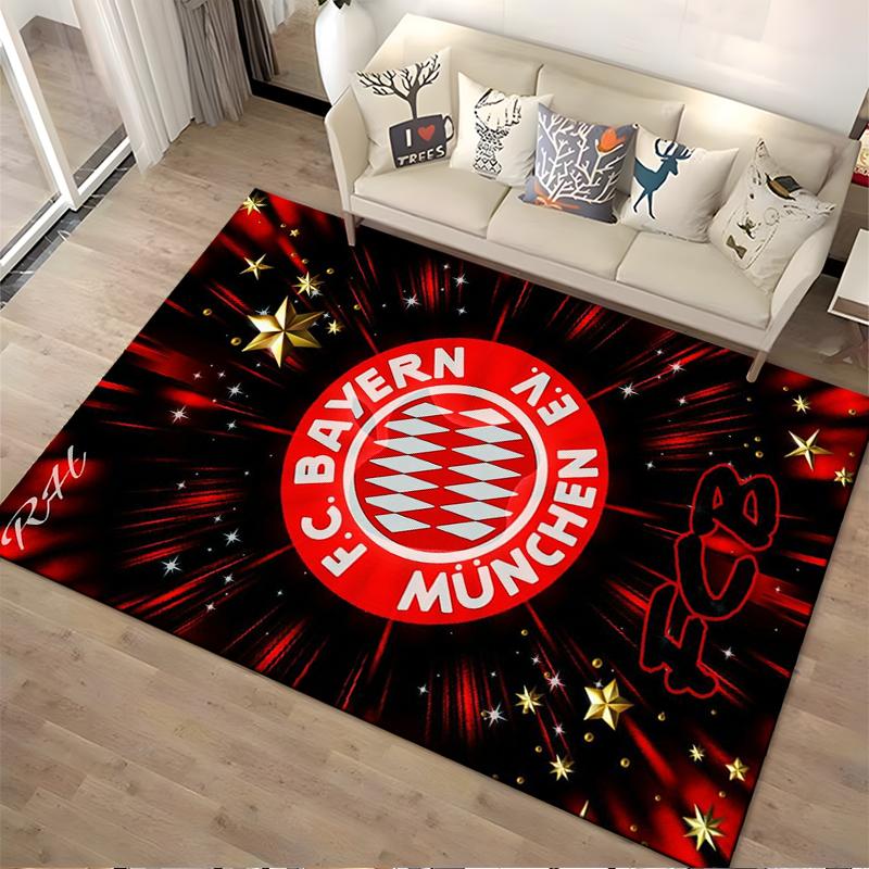 FC Bayern München Designed floor mat, suitable as a non-slip mat for the living room or bedroom sofa