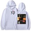 Рэпер The Weeknd Альбом Xo Новый Худи Мужчины Женщины Хип-Хоп Одежда Пуловер Свитшот Ретро Длинный Рукав Мода Повседневный Худи