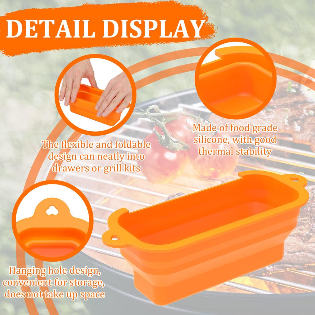 Grease Cup Liners for Blackstone Griddle Foldable Drip Pan Liners Reusable Grease Catcher Cup Liner Grill Grease Tray Dur