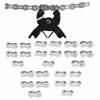5pcs 1/6/7/8/9/10/11/12 Speed Missing Link Rustproof Steel Quick Release Link Bike Chain Quick Link Bicycle Missing Links