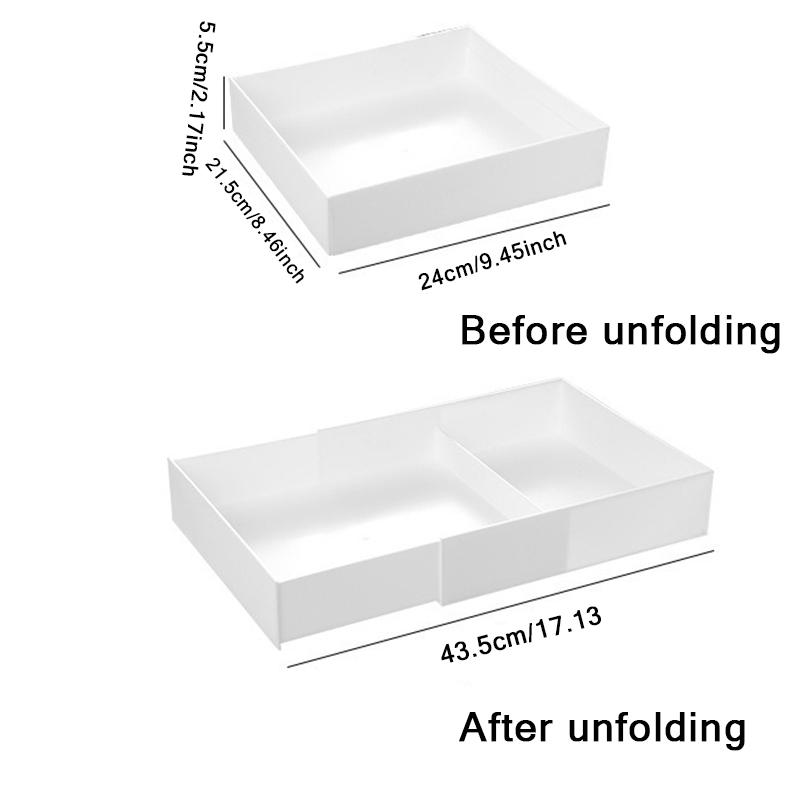 1pc Adjustable Kitchen Drawer Organizer Suitable for Storage of Knives,Forks and Spoons/Desk & Drawer Organizer for Home Storage