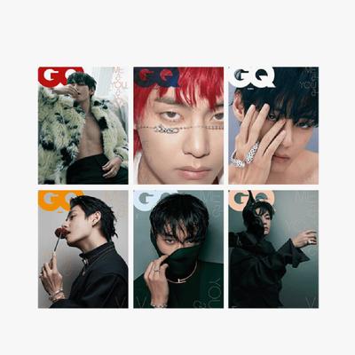 Предзаказ журнала GQ Korea, февраль, обложка BTS V