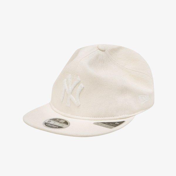 New Era Нью-Йорк Янкис Деним Базовый Ретро Корона Ремень Регулируемый Цвет Слоновой Кости 15131623