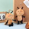 Creative Cockroach Plush Toy Cartoon Stuffed Xiaoqiang Doll Keychain Bag Pendant Car Key Holder For Birthday Gifts