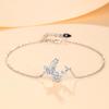 Love of Butterfly S925 Sterling Silver Bracelet Exquisite Fashion All-Match Bracelet Butterfly XINGX Bracelet