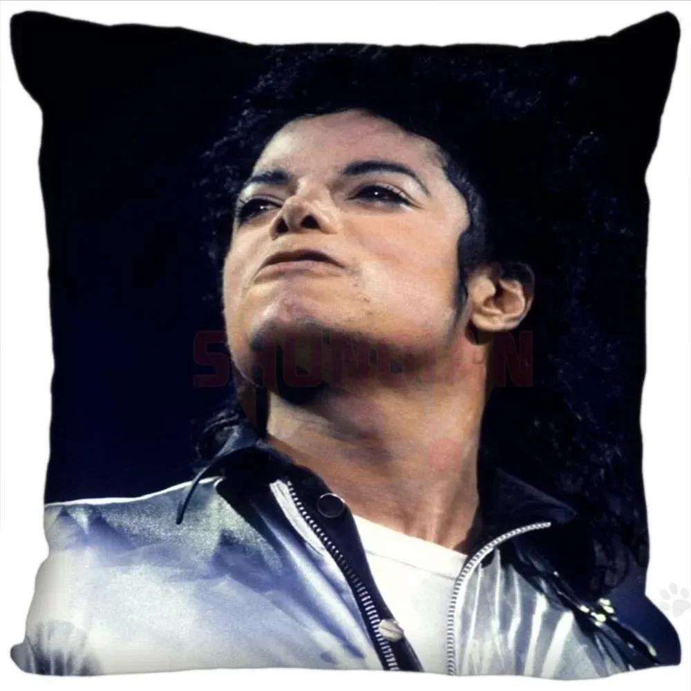 Наволочки с изображением суперзвезды Майкла Джексона, квадратные, на молнии, модные, наволочки с изображением суперзвезды Майкла Джексона, 20x20 см, 35x35 см, 40x40 см, прямая поставка