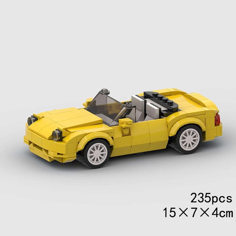MOC Скорость Супер Гоночный Автомобиль Внедорожник Пикап Модель Строительные Блоки DIY Спортивные Кирпичи Городской Технический Ралли Гоночный Автомобиль Рождественский Подарок