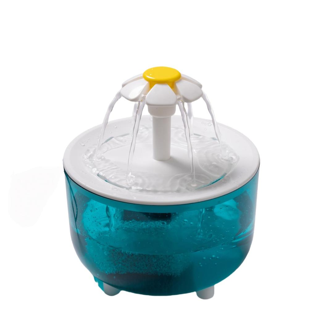 Cat Water Fountain, 1.2L Recirculating Pet Water Dispenser, USB Powered, Silent, with Filter Foam for Cats and Small Dogs