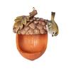 Ubia Acorn Bird Feeder 12 X 12 X Doll Figurine Ornament Animal Garden Decoration Bird 13.5cm H16553-3