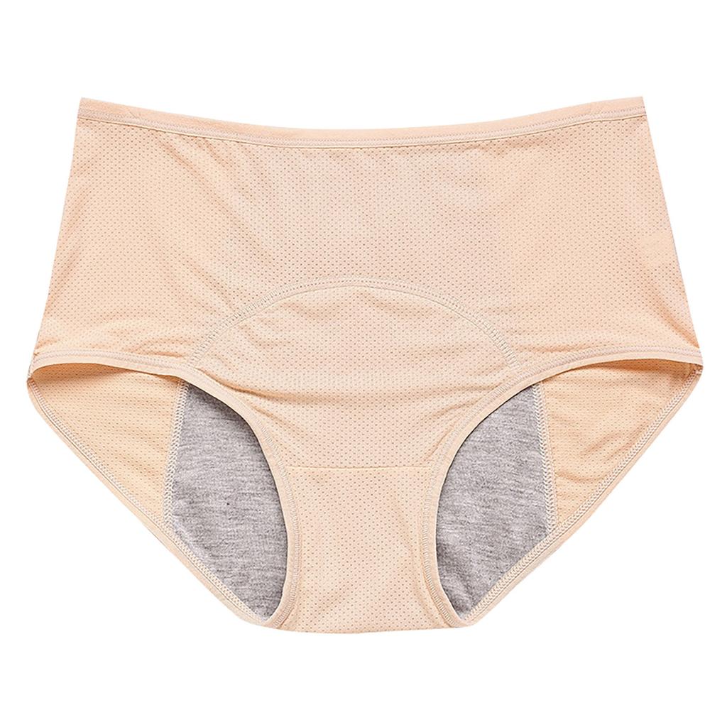 Women'S Menstrual Panties Mid-Waist Cotton Postpartum Women'S Panties Fully Covered Panties