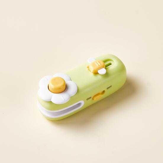 Мини-запайщик и резак для пакетов с чипсами, перезаряжаемый запайщик пакетов с чипсами, портативная машина для запечатывания пакетов с закусками, быстрый нагрев, компактный инструмент для резки и повторной запечатки