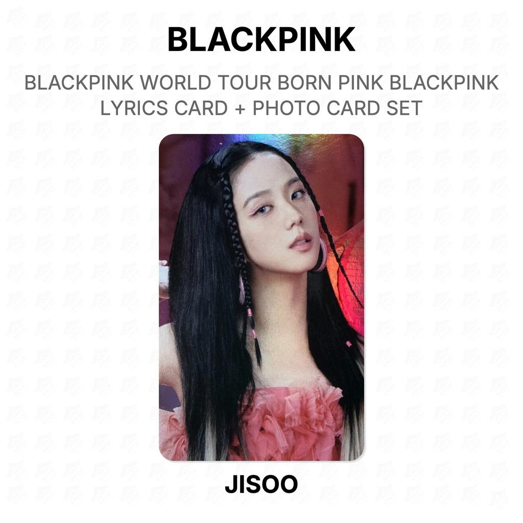 BLACKPINK МИРОВОЙ ТУР BORN PINK BLACKPINK КАРТОЧКА С ТЕКСТАМИ ПЕСЕН + НАБОР ФОТОКАРТОЧЕК Официальная Фотокарточка