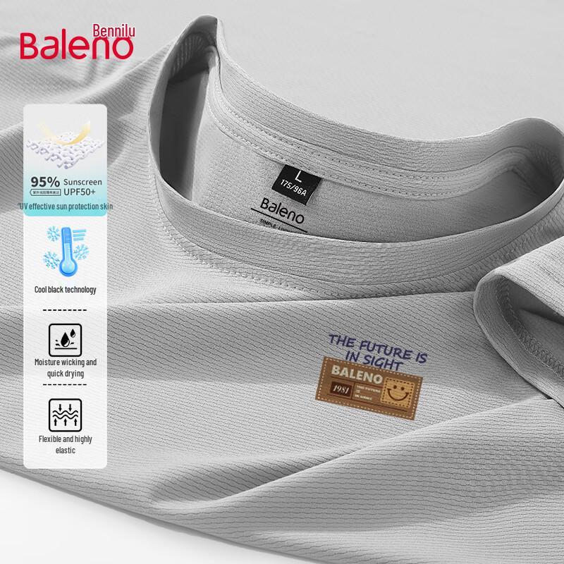 Мужская футболка Baleno с защитой от УФ-лучей UPF50+ и охлаждающим эффектом, быстросохнущая